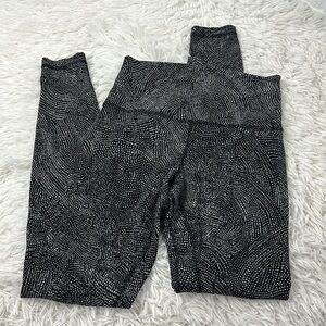 Lululemon Align Pant 28" Free Spirit Ice Grey Black